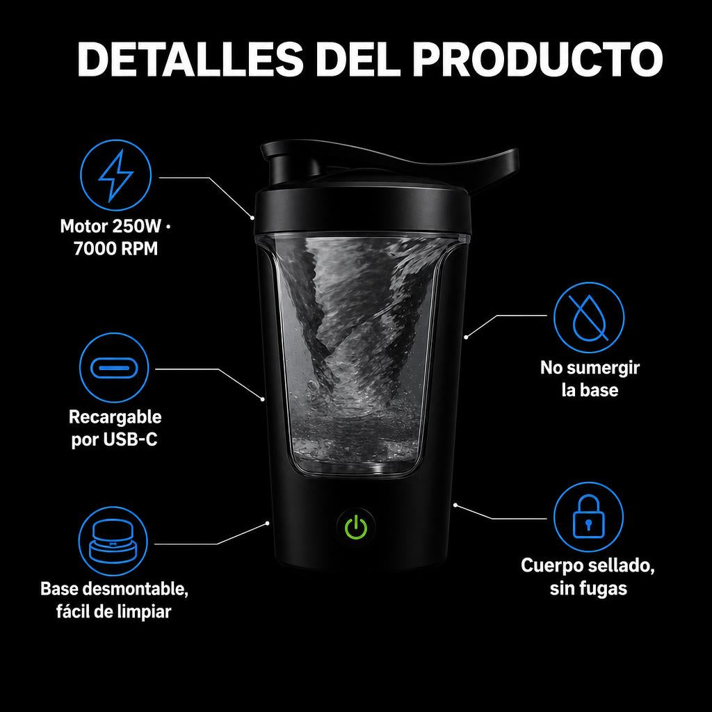 Detalles del producto Volt: motor, carga USB-C, base desmontable