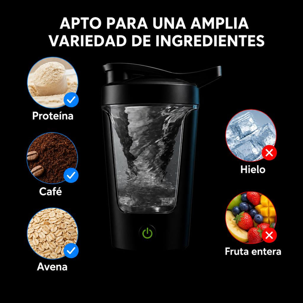 Volt es apto para proteína, café y avena; no apto para hielo ni fruta entera